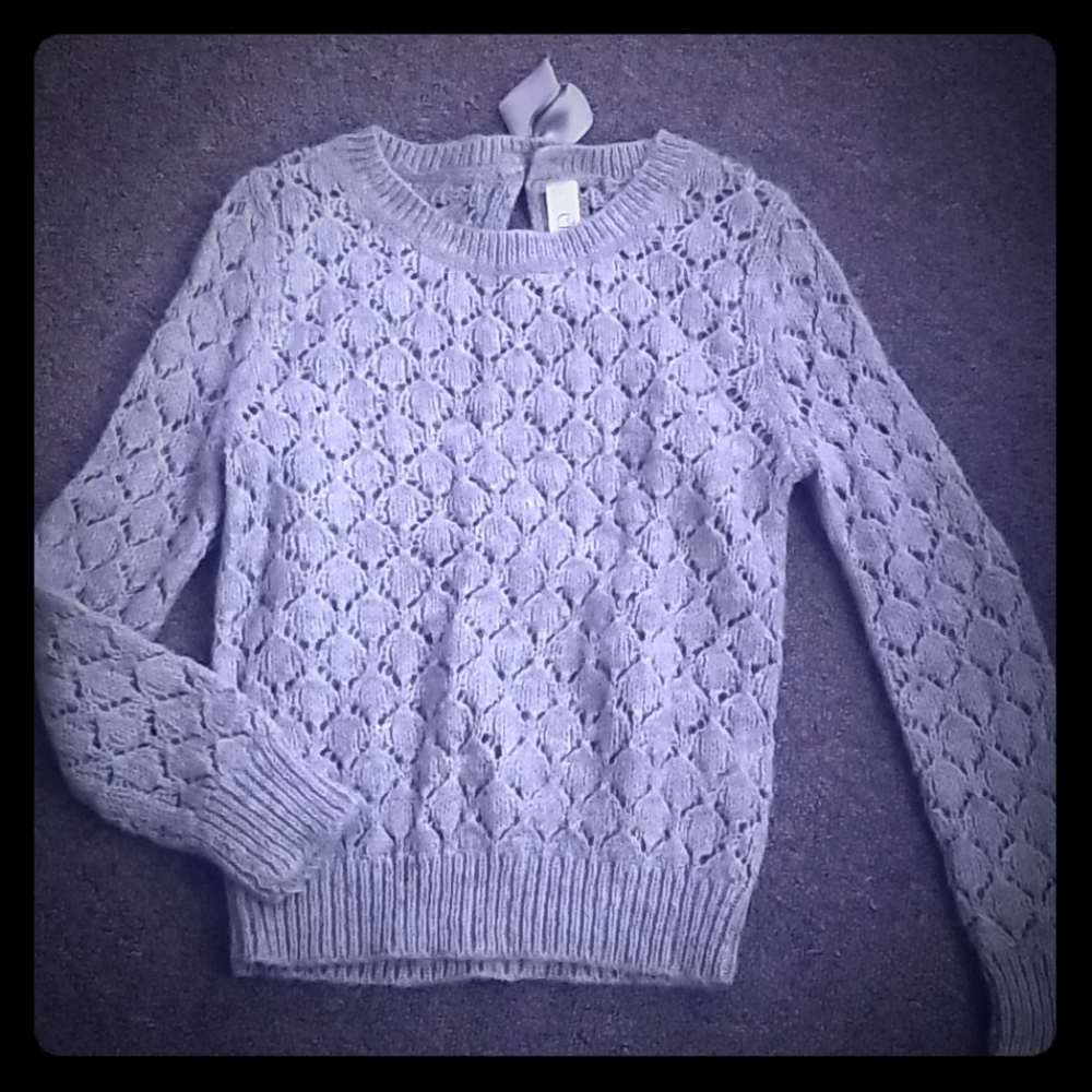 Cherokee Girls Sweater Bow Sz S Cute!